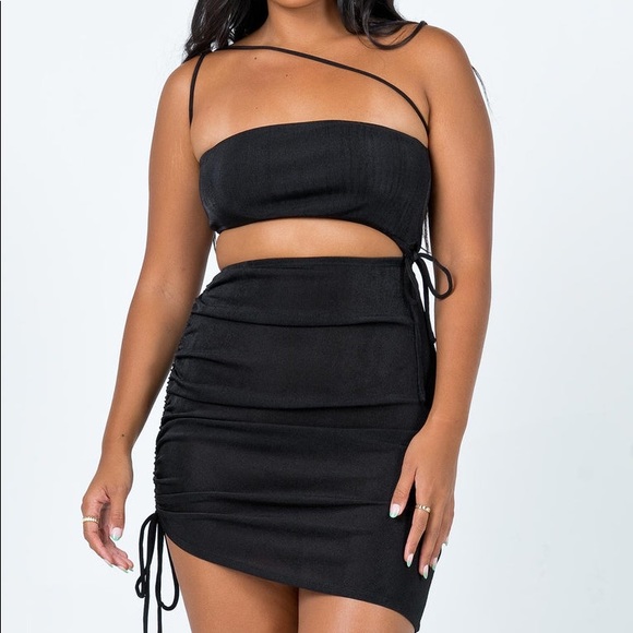 Princess Polly Black Mini Dress - Picture 4 of 6